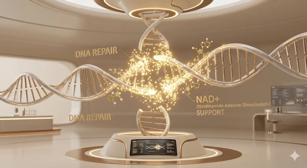 DNA repair and NAD brain health