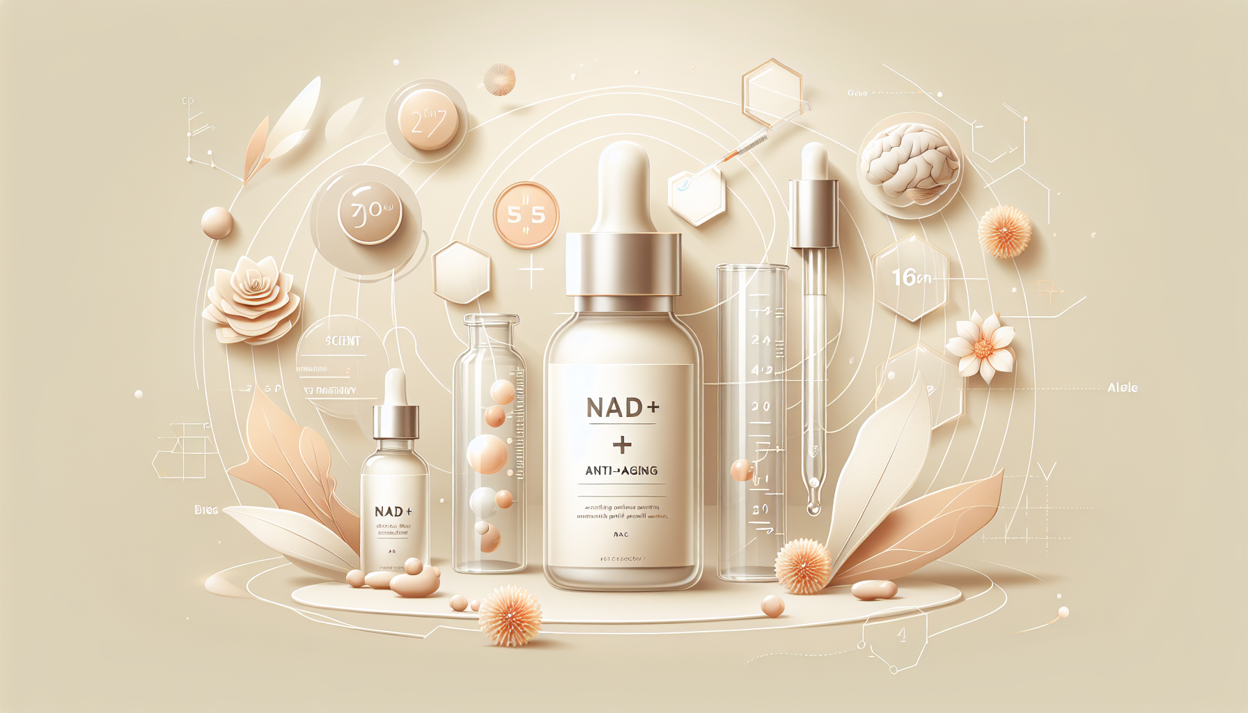 Illustration: The Science Behind NAD+ and Anti-Ageing — NAD+ anti-ageing studies